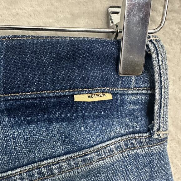 Mother Superior The Tomcat Jeans Frayed Women’s Size 24x25 - Picture 6 of 15